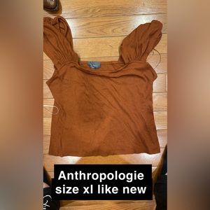 Anthropologie top not stained just shadow